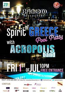 Spirit of Greece- Pool Party@ Bamboo