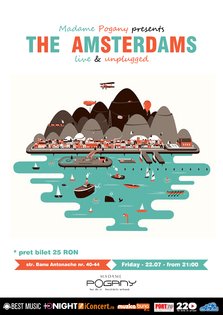 THE AMSTERDAMS - live & unplugged @Madame Pogany