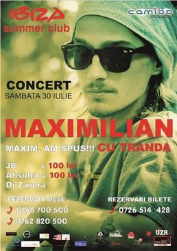 Concert Maximilian & Tranda la Constanta
