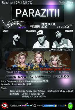 Parazitii in Club Vision Neptun