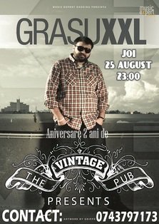 Concert Grasu XXL in The Vintage Pub