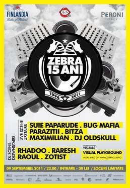 15 YEARS OF ZEBRA ANNIVERSARY @ Zebra Club Bacau