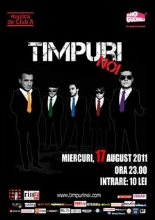 Concert Timpuri Noi in Club A