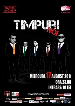 Concert Timpuri Noi in Club A
