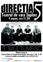 Concert Directia 5 la Teatrul de Vara Jupiter