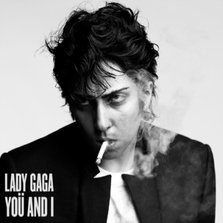 Lady GaGa - You and I (coperta single)