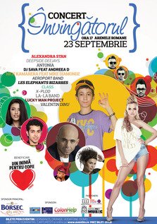 Concert Umanitar Invingatorul la Arenele Romane