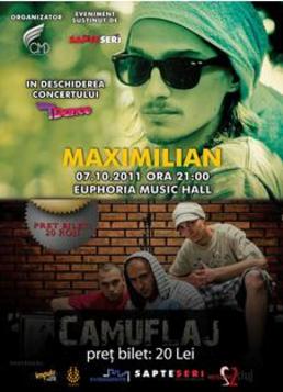 Maximilian, Camuflaj & friends la Euphoria Music Hall