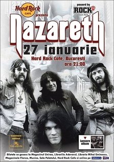 Nazareth in concert la Hard Rock Cafe Bucuresti