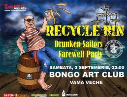 Concert Recycle Bin in Vama Veche