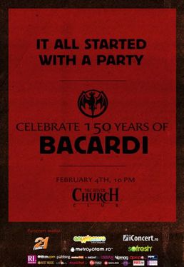 Bacardi - Celebrate 150 years of Bacardi @The Silver Church!