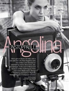 Angelina Jolie, fermecatoare in Marie Claire