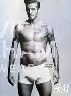 David Beckham in lenjerie pentru H&M