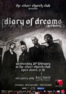 Diary Of Dreams in concert la The Silver Church!