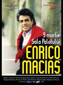 Concert Enrico Macias la Sala Palatului