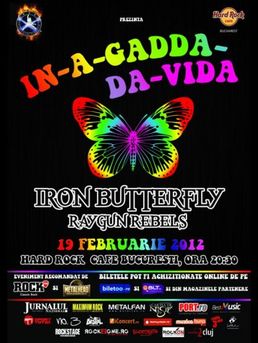 Iron Butterfly si Raygun Rebels @Hard Rock Cafe