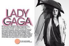Lady Gaga - topless si freak in L'Uomo Vogue