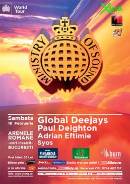 Ministry of Sound la Arenele Romane din Bucuresti (amanat)