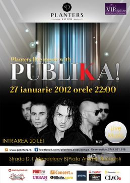 Concert Publika in Club Planters