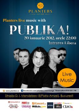 Club Planters Live Music with PUBLIKA!