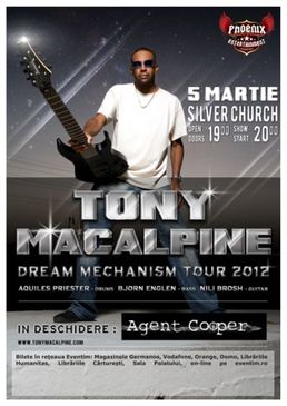 Concert Tony MacAlpine in The Silver Church la Bucuresti!