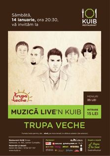 Concert Trupa Veche in Kuib la Sinaia