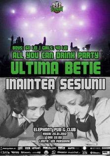 Petrecere: Ultima Betie @Elephant Pub!