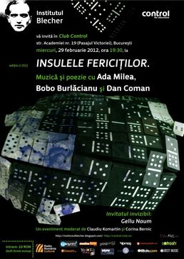 “Insulele fericitilor” muzica si poezie in Control Club