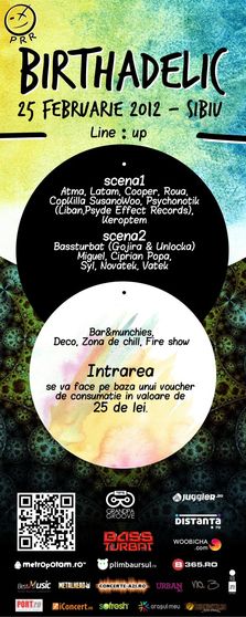 BIRTHADELIC 25 februarie 2012 la Sibiu