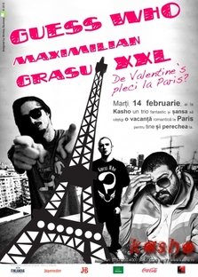 Guess Who, Grasu XXL si Maximilian te trimit la Paris!