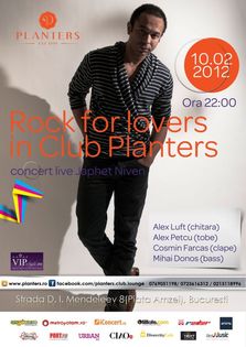 Rock for Lovers Live cu Japhet Niven @Club Planters