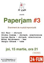 Paperjam #3 - muzica improvizata in Al-Kimia la Timisoara