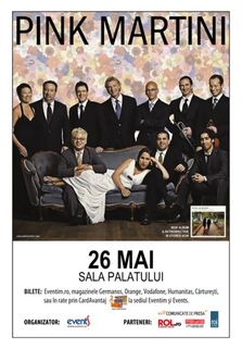 Concert Pink Martini la Sala Palatului din Bucuresti!