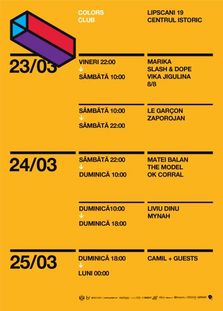 Club Colors: Week-end cu Marika, Vika Jigulina, Ok Corral si Camil