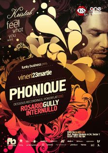 Phonique in Kristal Club din Bucuresti!