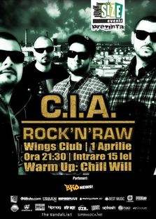 Concert C.I.A in Wings Club Bucuresti! (concurs 2 invitatii)