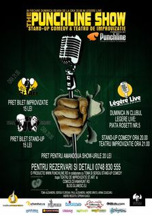 THE PUNCHLINE SHOW: Stand-up si Improvizatie in Legere Live