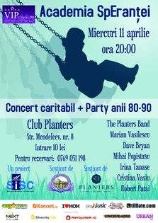 Concert Caritabil - Academia Sperantei in Club Planters!
