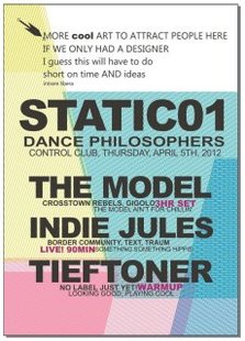 STATIC01 - Indie Jules, The Model, Tieftoner @Control