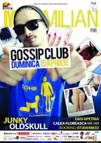 Concert Maximilian in Gossip Club Bucuresti!