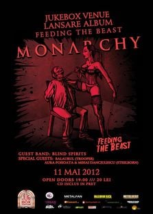 Concert Monarchy, lansare album Feeding The Beast in Jukebox