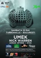 Ministry of Sound: UMEK si Nick Warren la Turbohalle din Bucuresti