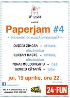 Paperjam #4: Muzica improvizata in Al-Kimia din Timisoara