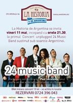 Concert unplugged 24 Music Band in La Historia de Argentina