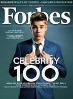 Justin Bieber in Top 100 Forbes