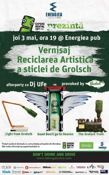Vernisaj - Reciclare Artistica a sticlei in Energiea!
