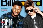 Justin Bieber si Usher pe coperta Billboard