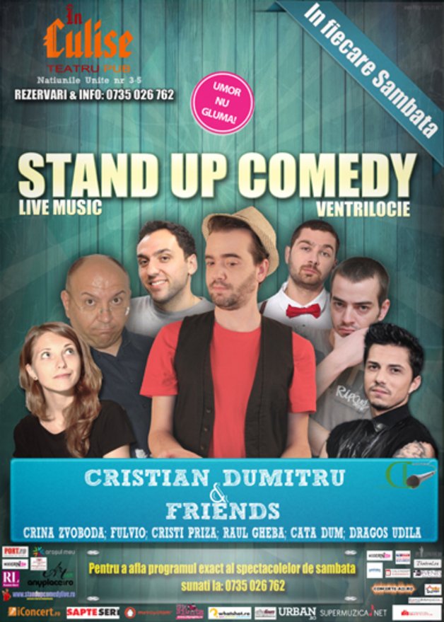 stand-up comedy sambata bucuresti 7 decembrie stand-up comedy sambata bucuresti 7 decembrie la in culise