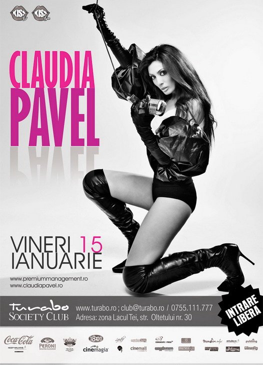 Claudia Pavel - Cream in super show @Turabo Society Club - Vineri 15 Ian