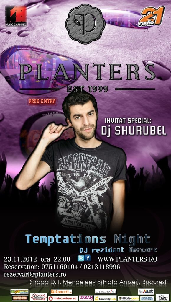 Temptations Night Planters Club